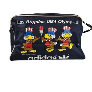 Vtg 1984 Olympics Adidas Los Angeles eagle tote weekend bag
